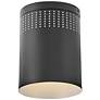 3_Lark Casey Small Flush Mount Black more views