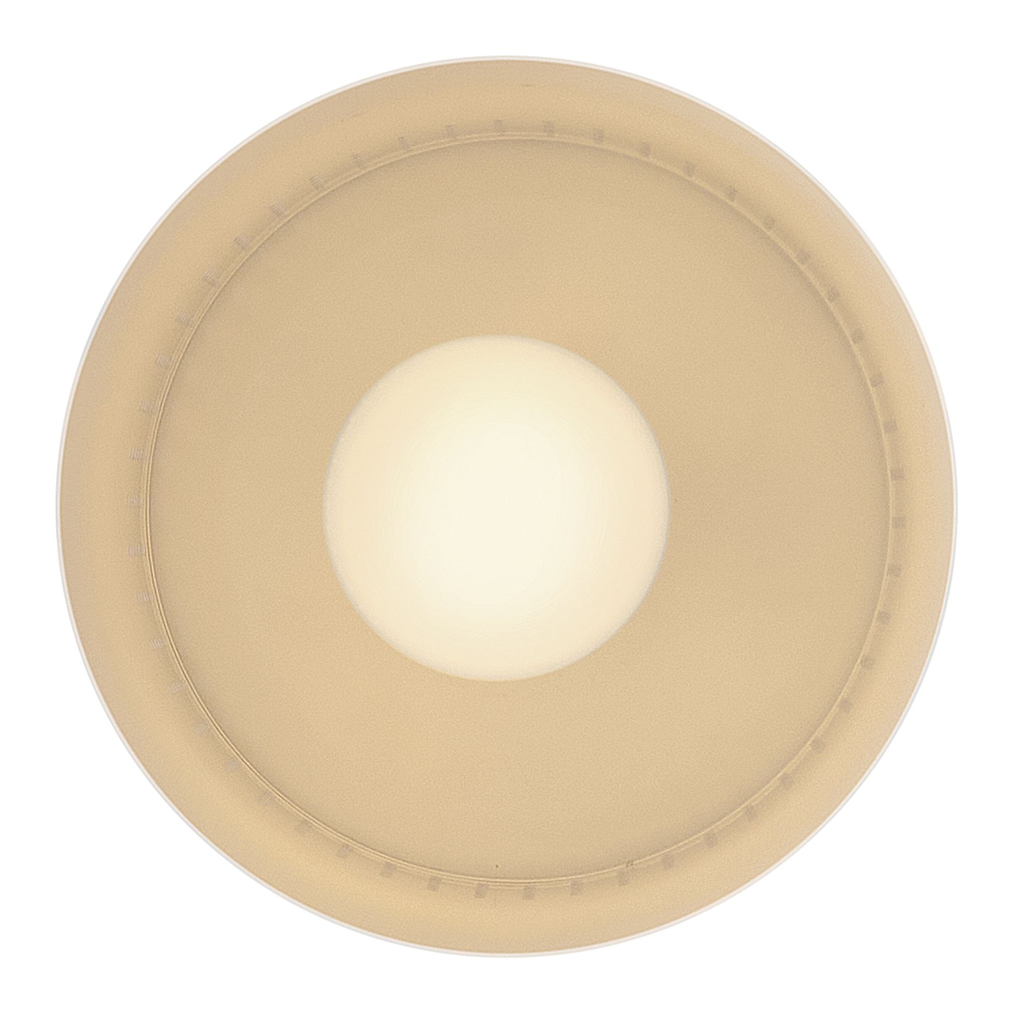 Image 6 Lark Casey Small Pendant 9" Lacquered Brass w/ Satin off White more views