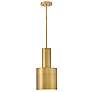 1_Lark Casey Small Pendant Lacquered Brass
