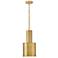Lark Casey Small Pendant Lacquered Brass
