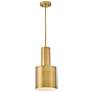 3_Lark Casey Small Pendant Lacquered Brass more views
