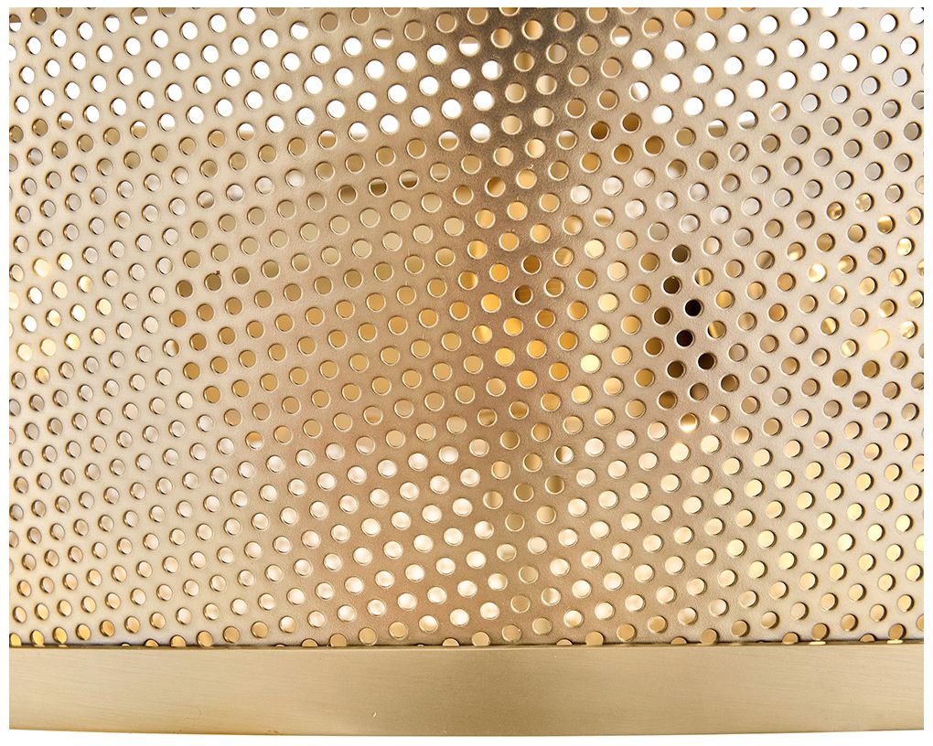 Image 4 Lark Cash Medium Semi Flush Mount 13.75" Lacquered Brass more views