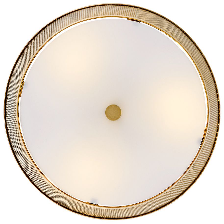 Image 5 Lark Cash Medium Semi Flush Mount 13.75" Lacquered Brass more views