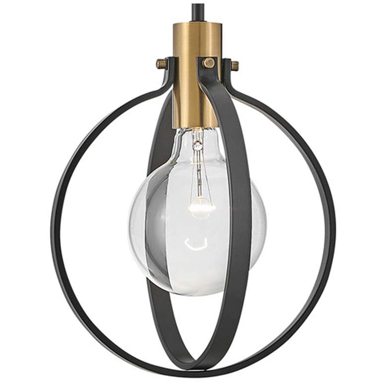 Image 3 Lark-Cirque Pendant-Single Light Pendant-Black-Lacquered Brass more views