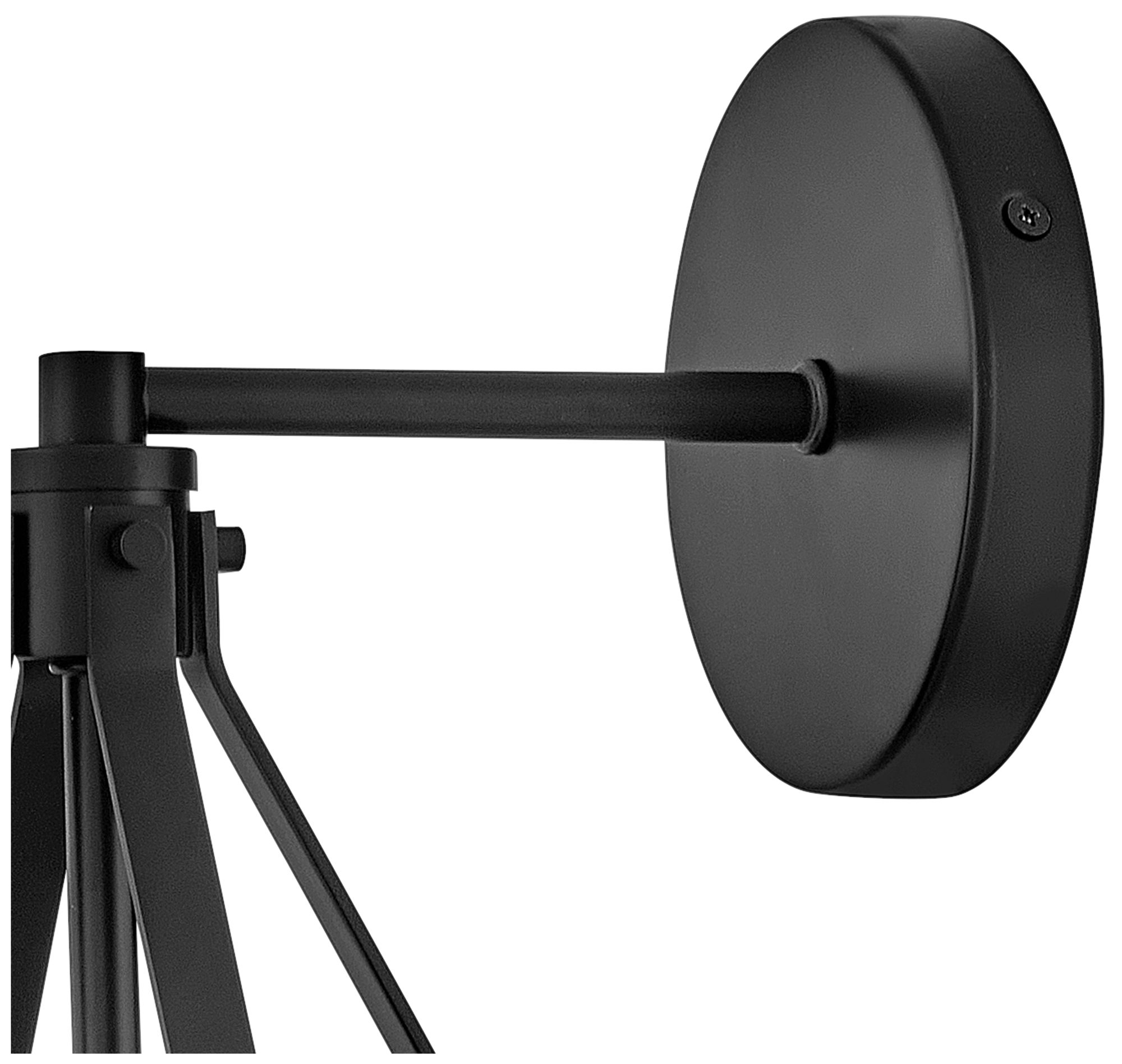 Image 3 Lark Colby Interior Small Single Light Sconce 9.25" Black more views