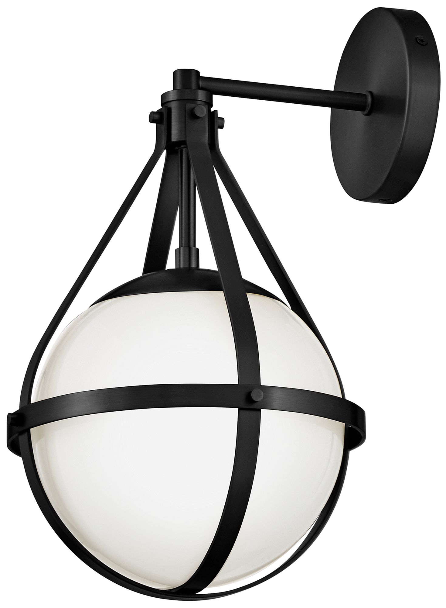 Image 6 Lark Colby Interior Small Single Light Sconce 9.25" Black more views