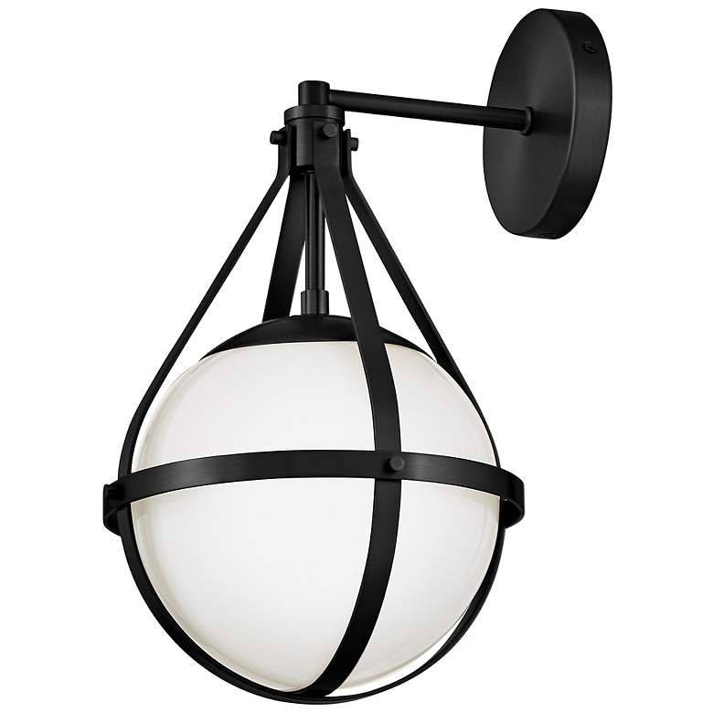 Image 6 Lark Colby Small Single Light Sconce Black more views