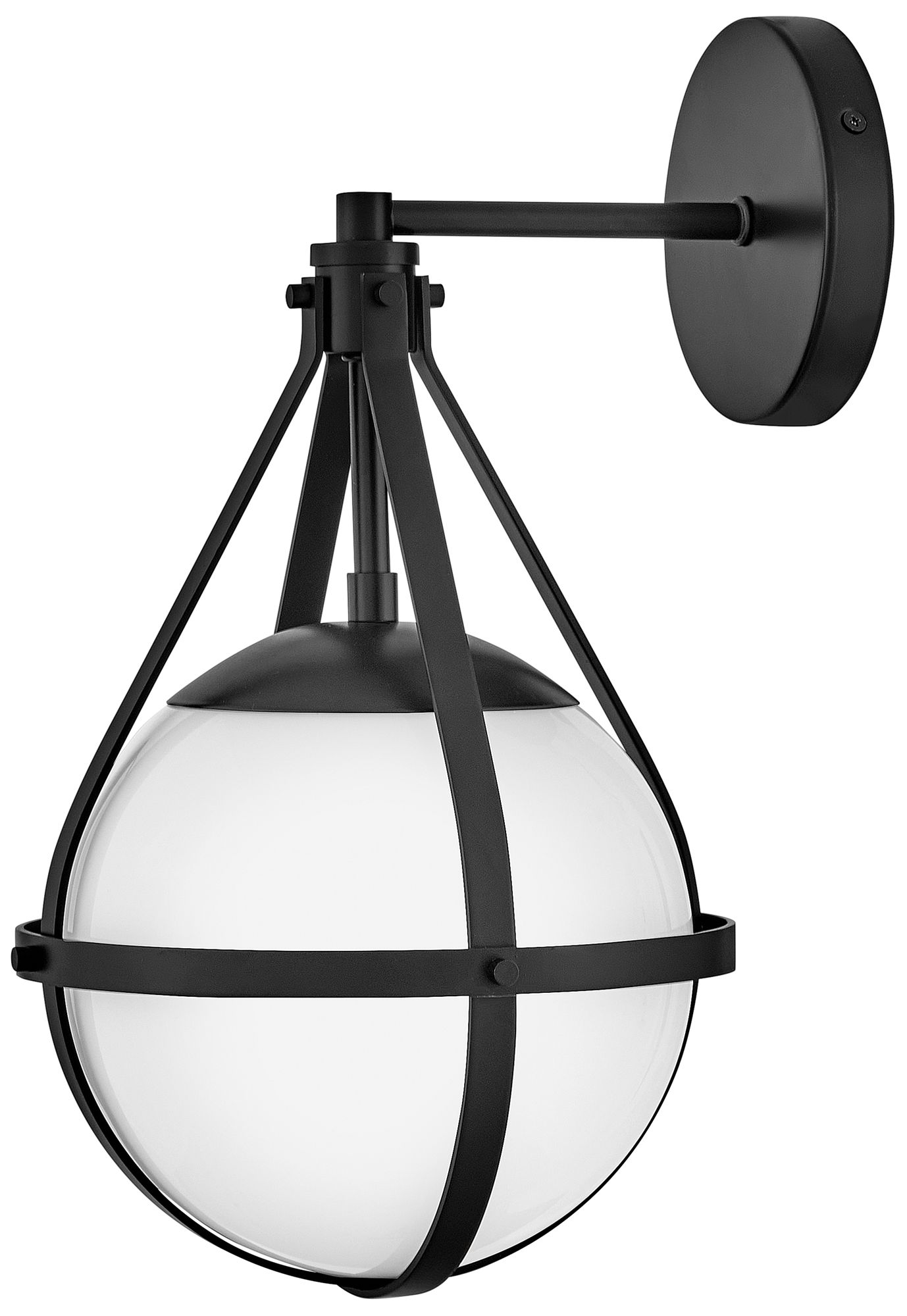 Lark Colby Small Single Light Sconce Black