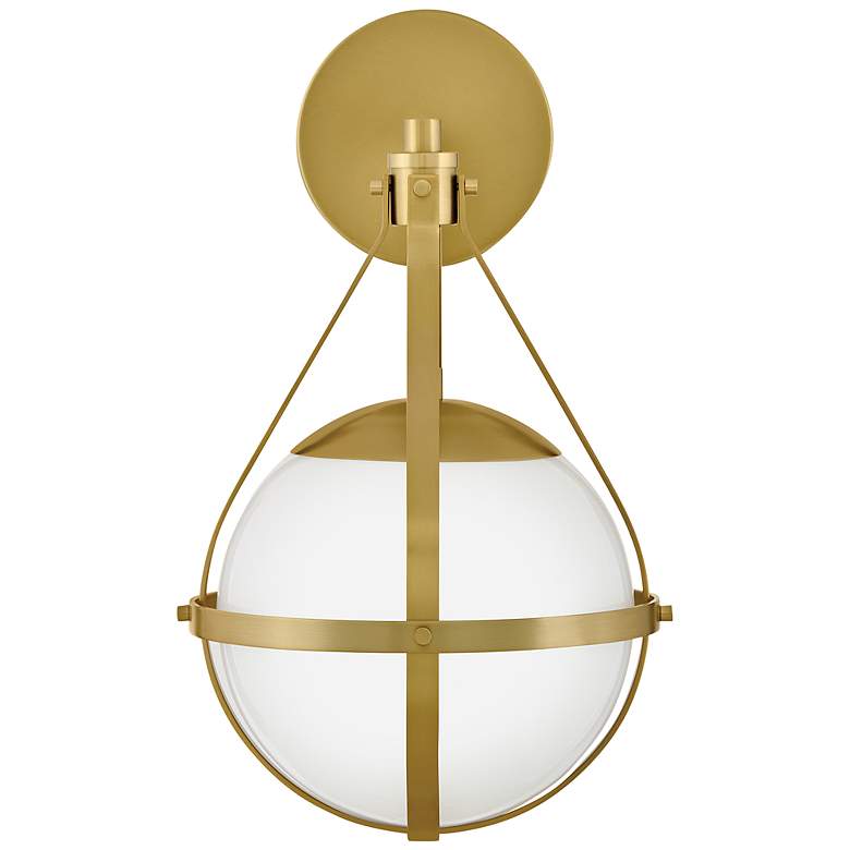 Image 4 Lark Colby Small Single Light Sconce Lacquered Brass more views