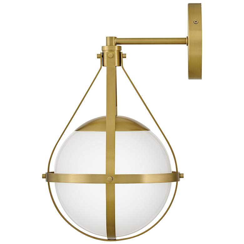 Image 5 Lark Colby Small Single Light Sconce Lacquered Brass more views
