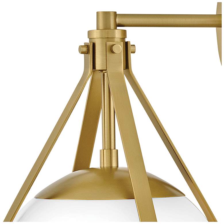 Image 6 Lark Colby Small Single Light Sconce Lacquered Brass more views