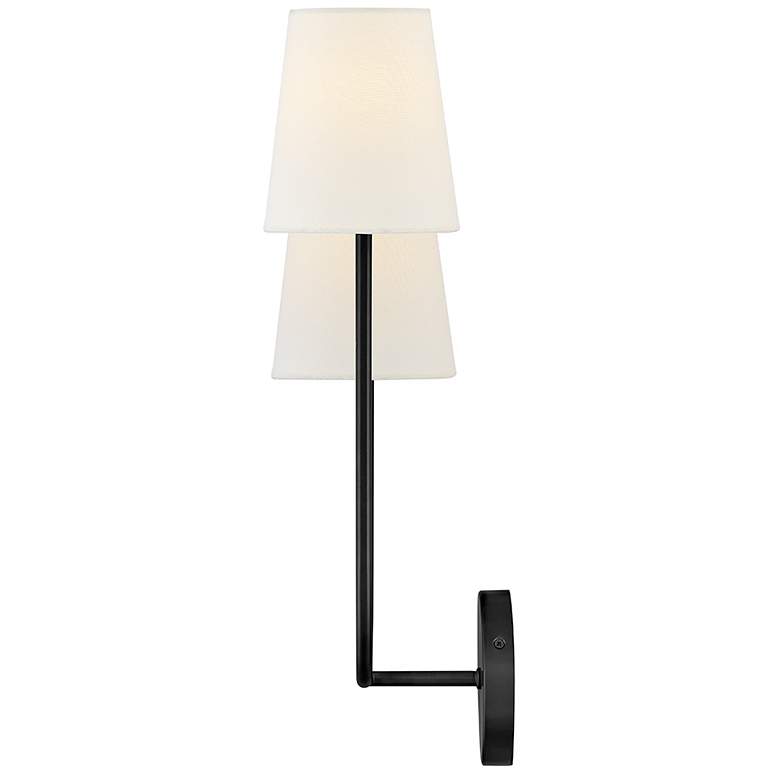 Image 6 Lark Cora Interior Large Two Light Sconce 12.75" Black more views