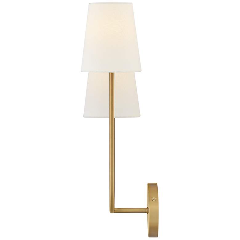 Image 6 Lark Cora Interior Large Two Light Sconce 12.75" Lacquered Brass more views