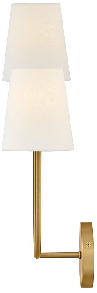 Image 6 Lark Cora Interior Large Two Light Sconce 22" Lacquered Brass more views