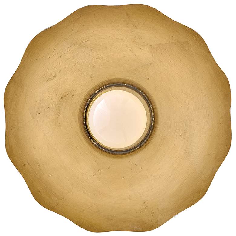Image 4 Lark Darla Interior Medium Flush Mount 15" Textured Plaster more views