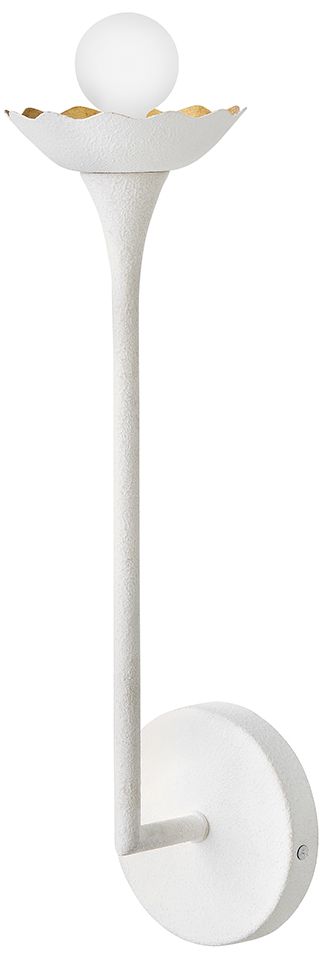 Image 2 Lark Darla Interior Medium Single Light Sconce 16.5" Textured Plaster more views