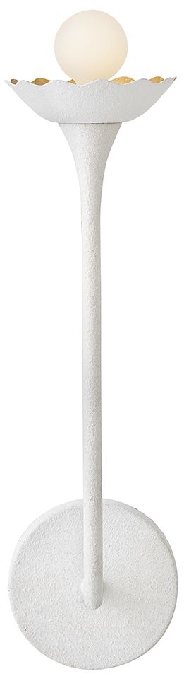 Image 5 Lark Darla Interior Medium Single Light Sconce 16.5" Textured Plaster more views