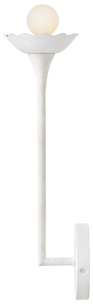 Image 6 Lark Darla Interior Medium Single Light Sconce 16.5" Textured Plaster more views