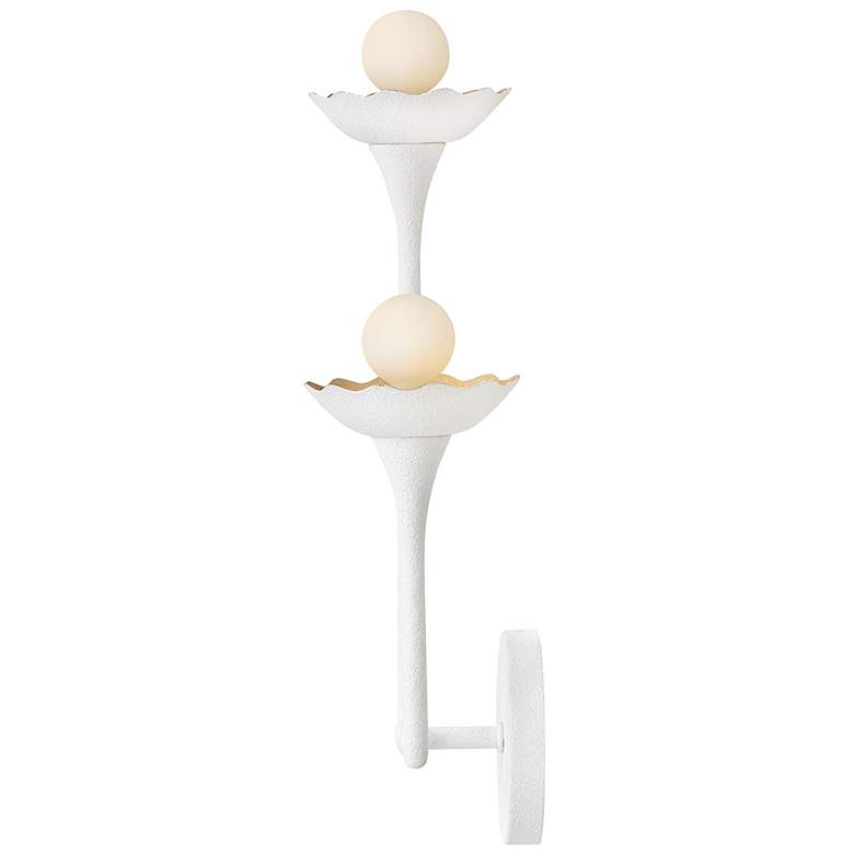 Image 5 Lark Darla Interior Medium Two Light Sconce 10" Textured Plaster more views