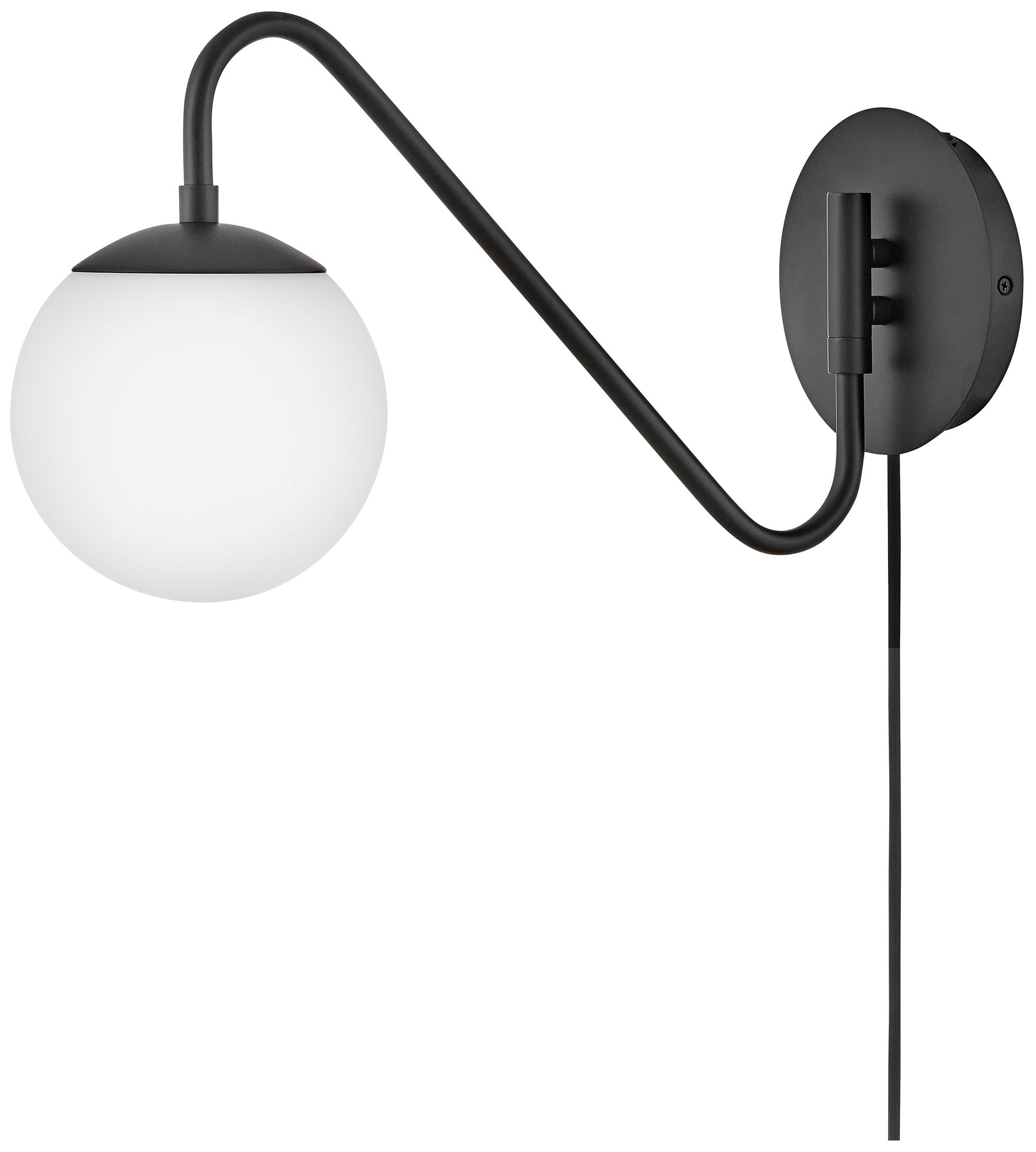 Image 2 Lark Dottie Interior Small Single Light Sconce 9.25" Black more views