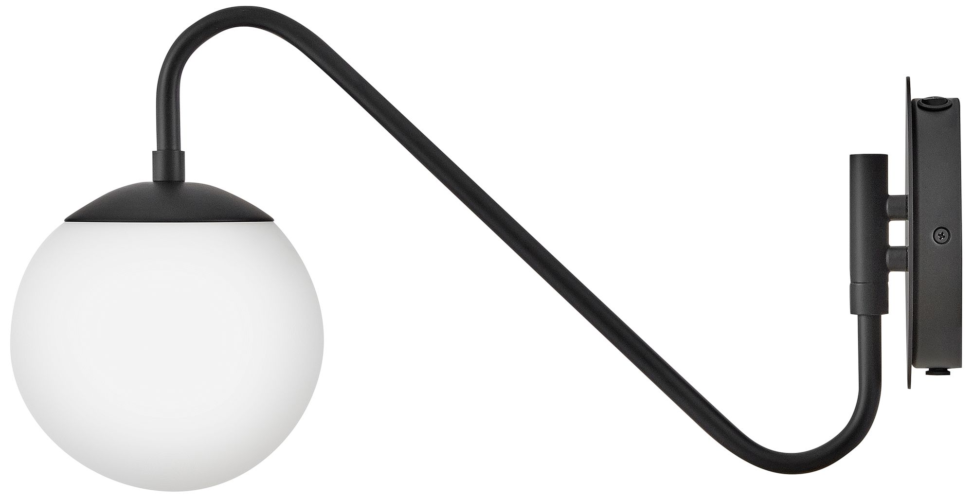 Image 4 Lark Dottie Interior Small Single Light Sconce 9.25" Black more views