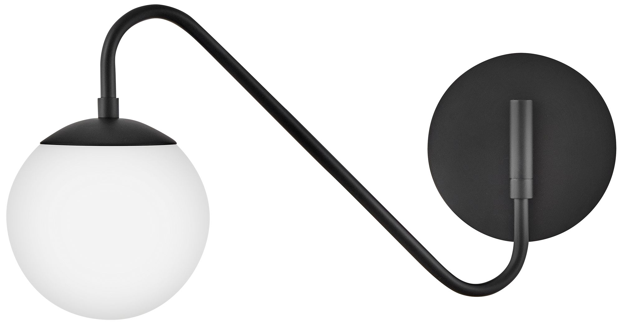 Image 6 Lark Dottie Interior Small Single Light Sconce 9.25" Black more views