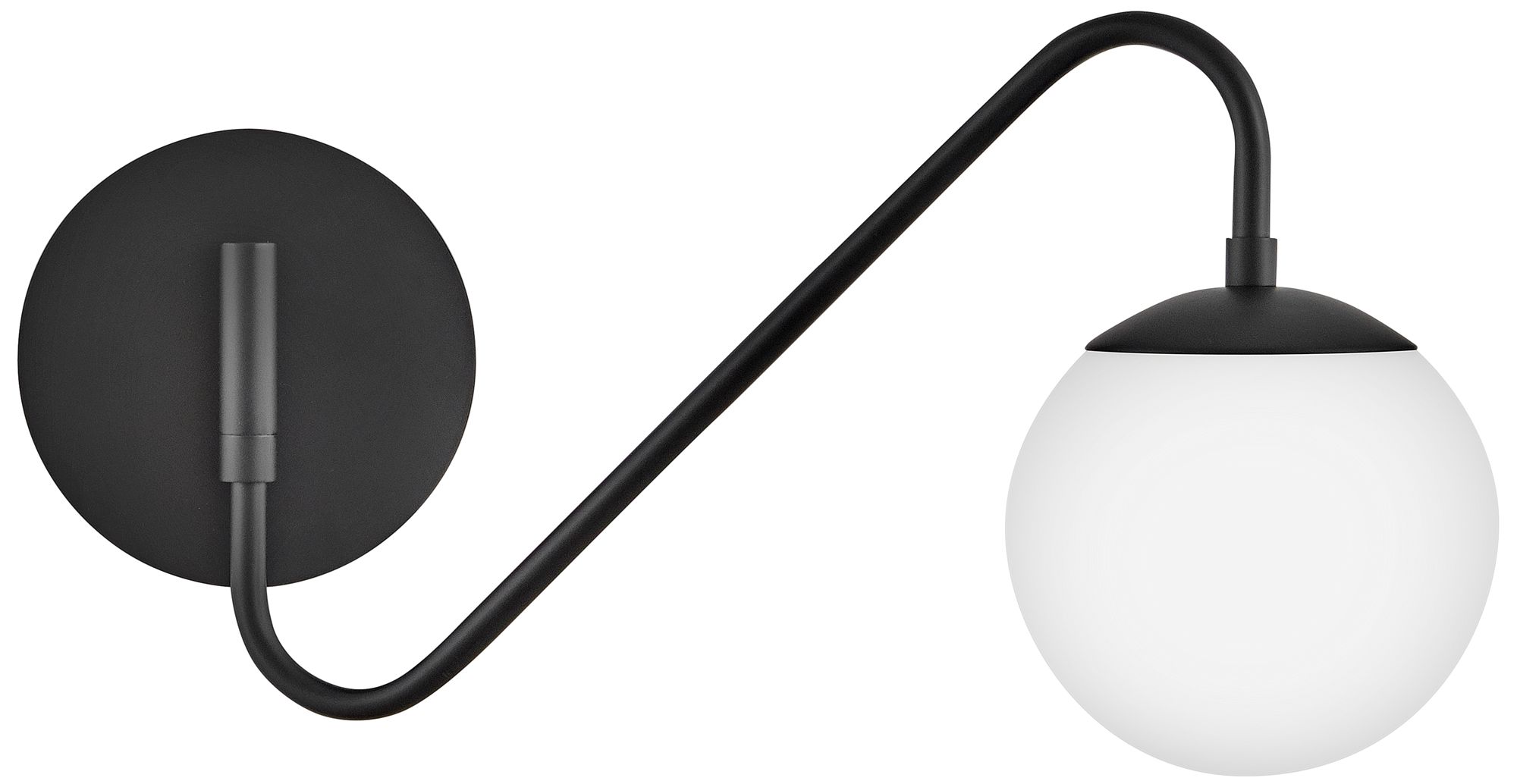 Image 7 Lark Dottie Interior Small Single Light Sconce 9.25" Black more views