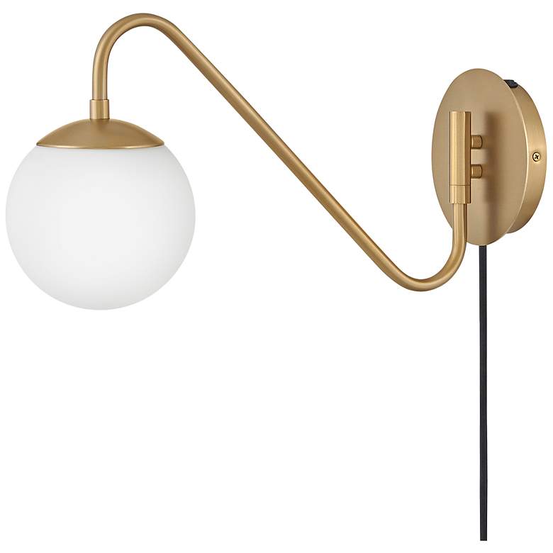 Image 2 Lark Dottie Sconce Small Single Light Sconce Lacquered Brass more views