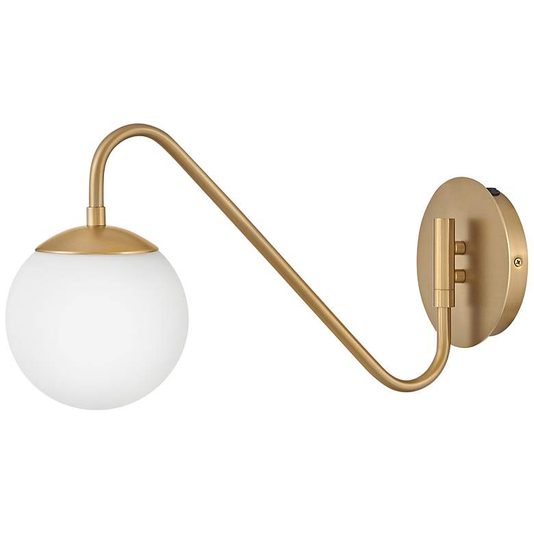 Image 3 Lark Dottie Sconce Small Single Light Sconce Lacquered Brass more views