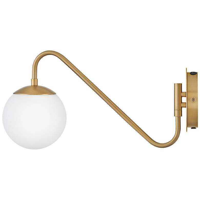 Image 4 Lark Dottie Sconce Small Single Light Sconce Lacquered Brass more views