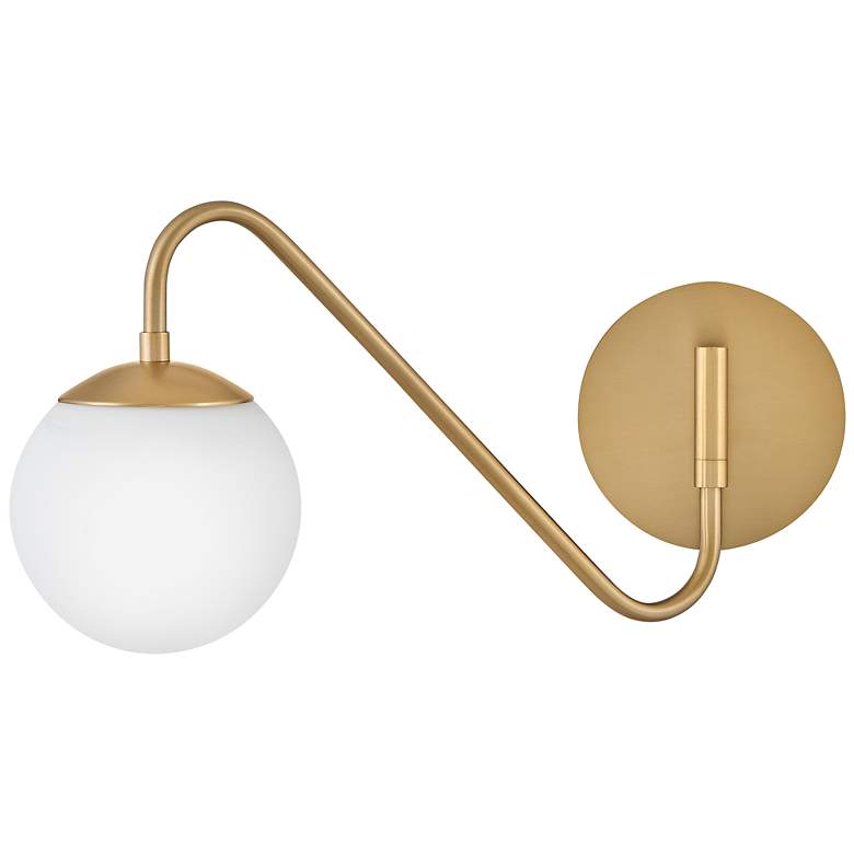 Image 6 Lark Dottie Sconce Small Single Light Sconce Lacquered Brass more views