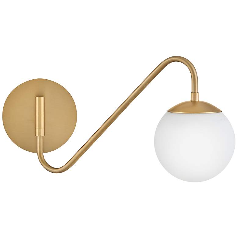 Image 7 Lark Dottie Sconce Small Single Light Sconce Lacquered Brass more views