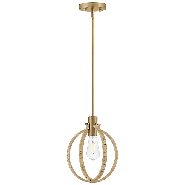 Image 1 Lark Fallon Pendant Medium Pendant Lacquered Brass