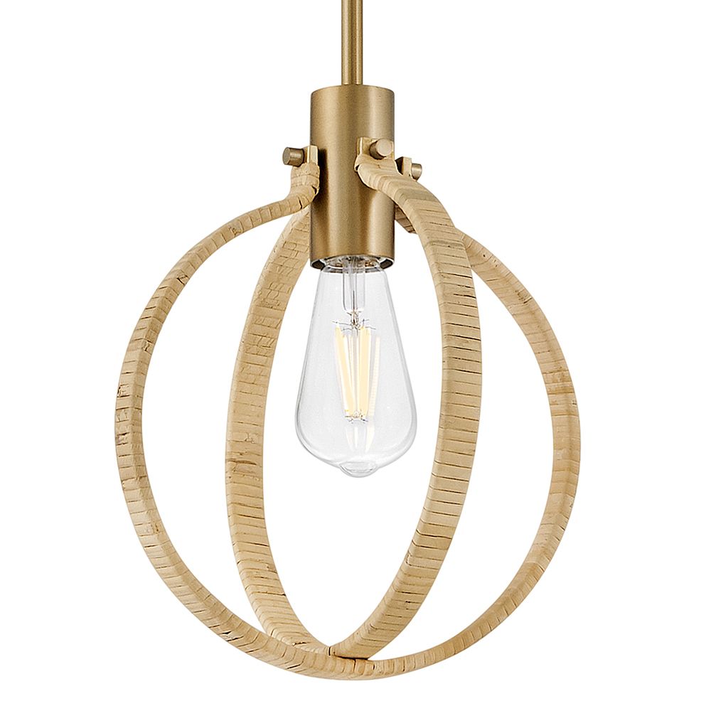 Image 5 Lark Fallon Pendant Medium Pendant Lacquered Brass more views