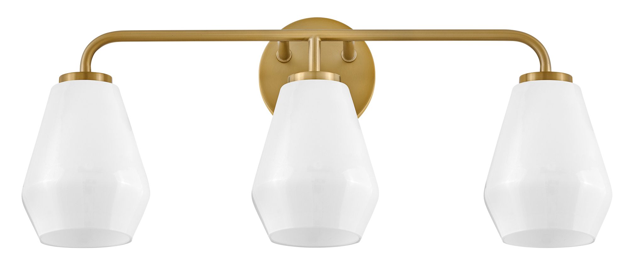 Image 3 Lark Gio Bath Medium Three Light Vanity 24" Lacquered Brass more views