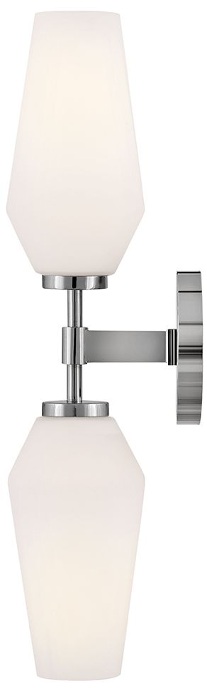 Image 5 Lark Gio Large Two Light Sconce 21" Chrome more views