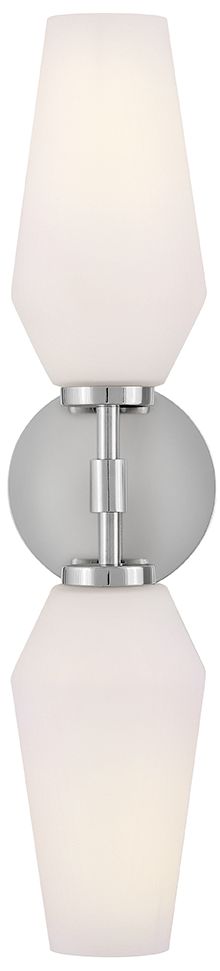 Image 6 Lark Gio Large Two Light Sconce 21" Chrome more views