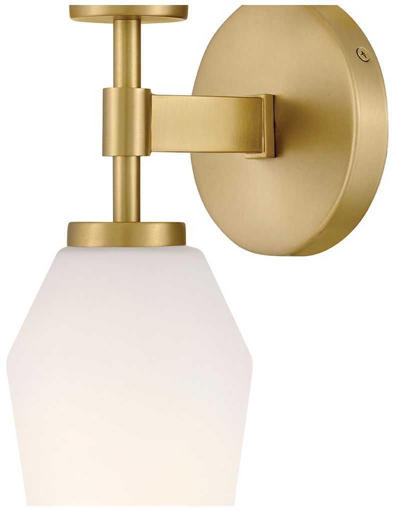 Image 4 Lark Gio Large Two Light Sconce 21" Lacquered Brass more views