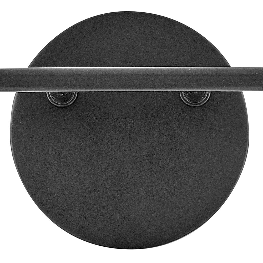 Lark Gio Small Two Light Vanity 14.75" Black