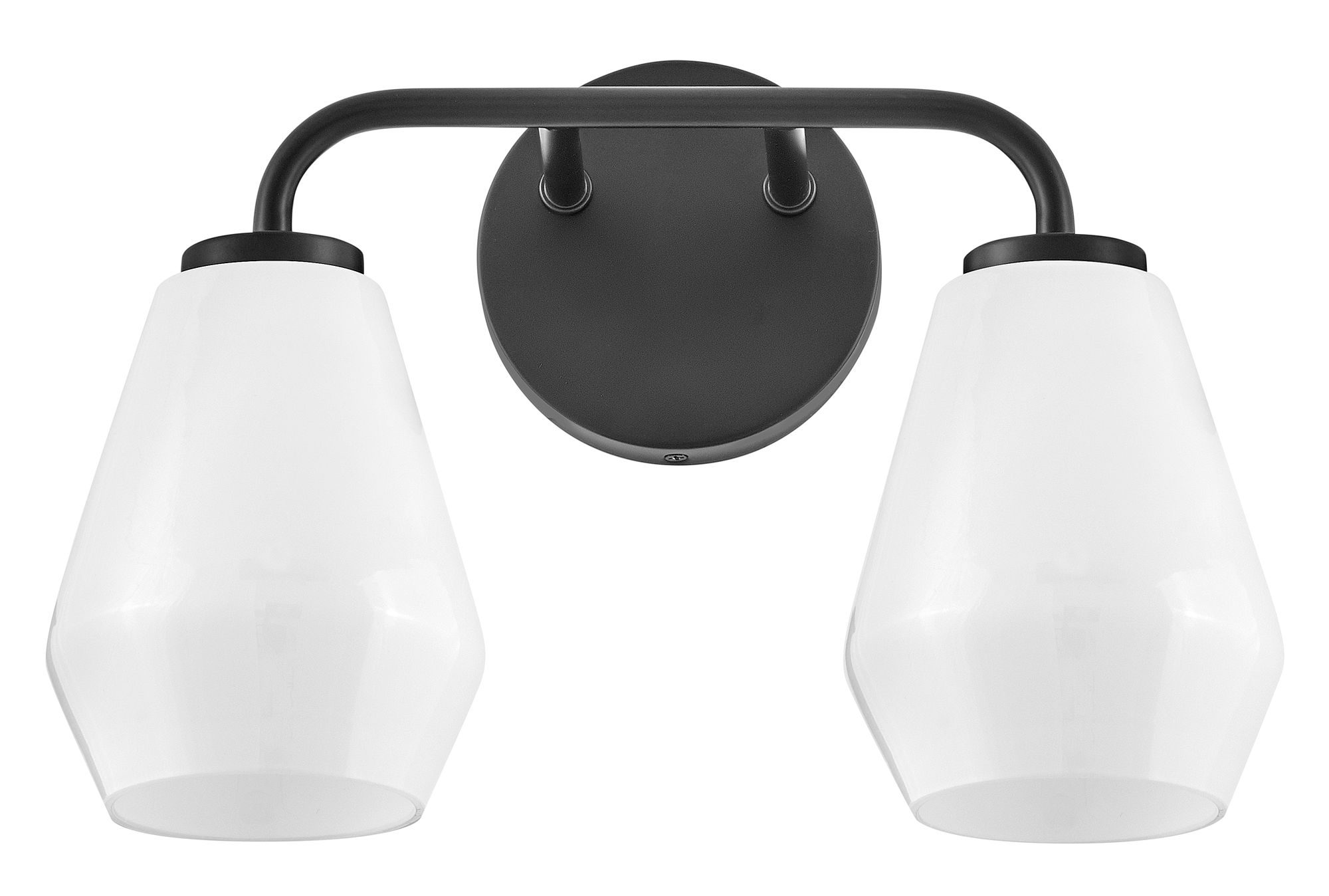Thumbnail3 of Lark Gio Small Two Light Vanity 14.75" Black more views