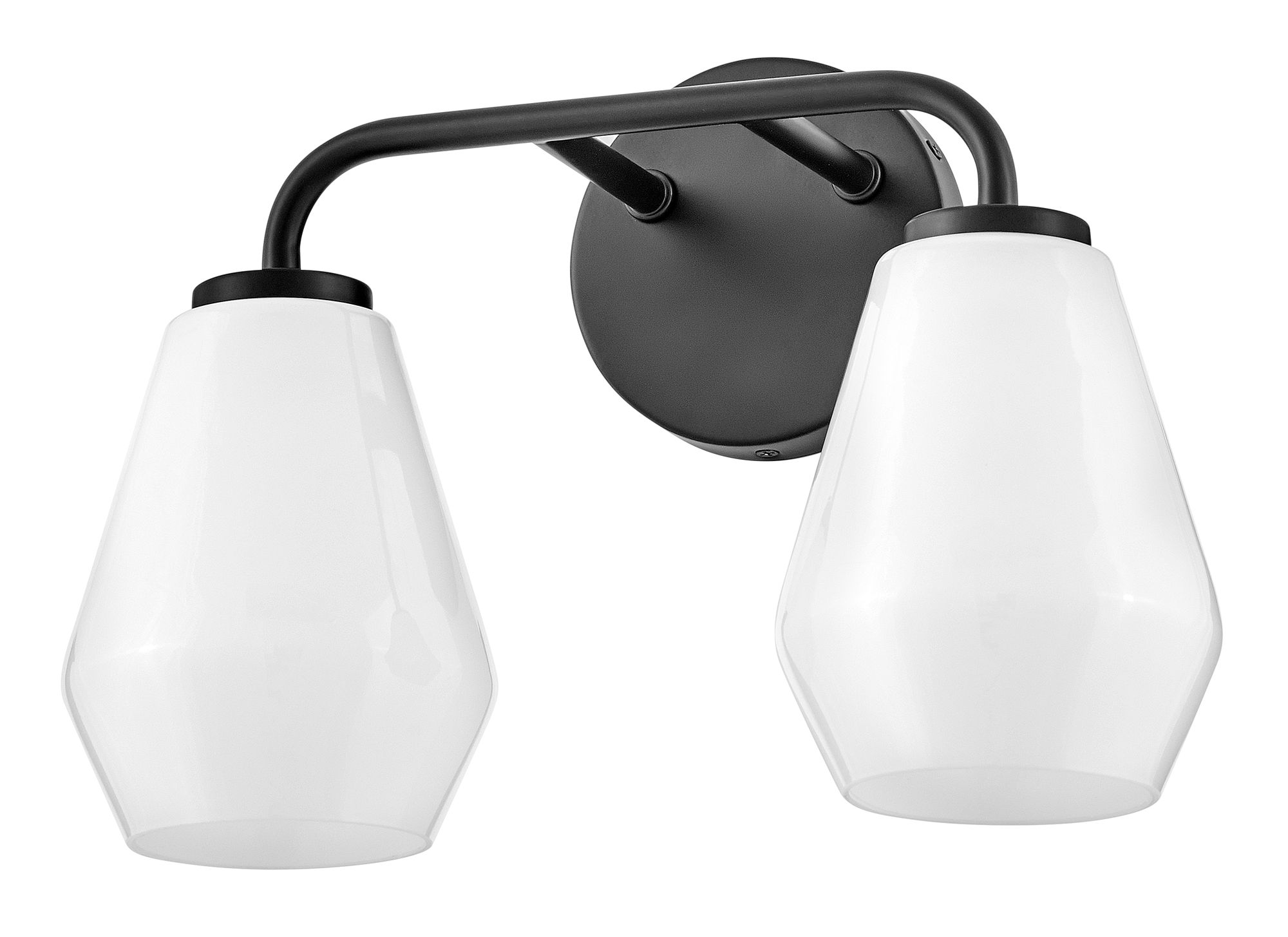 Thumbnail4 of Lark Gio Small Two Light Vanity 14.75" Black more views