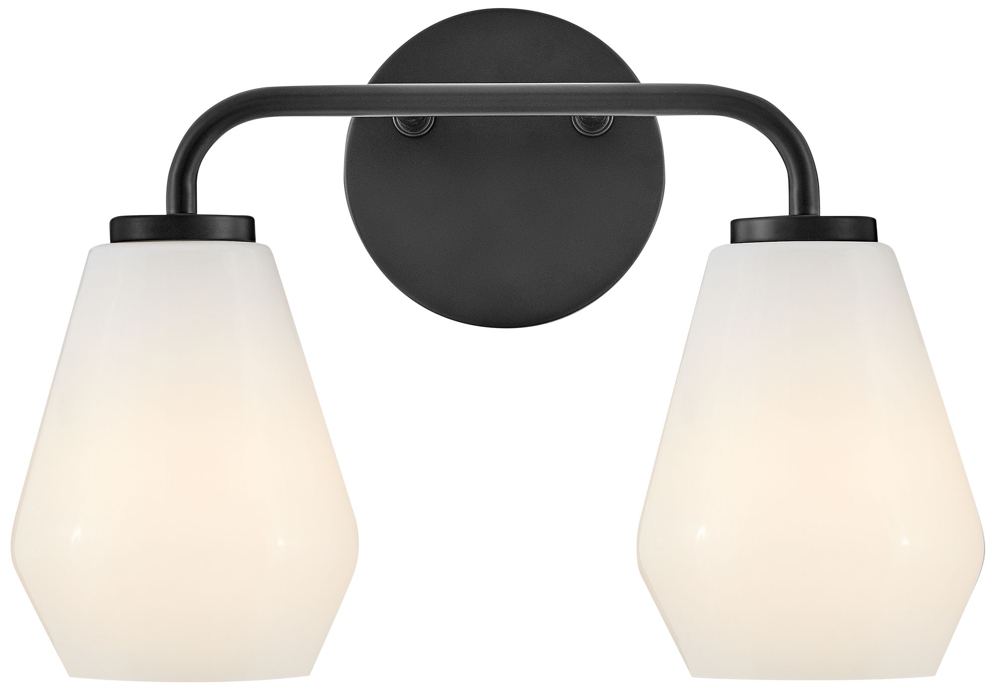 Image 2 LARK GIO Small Two Light Vanity Black more views