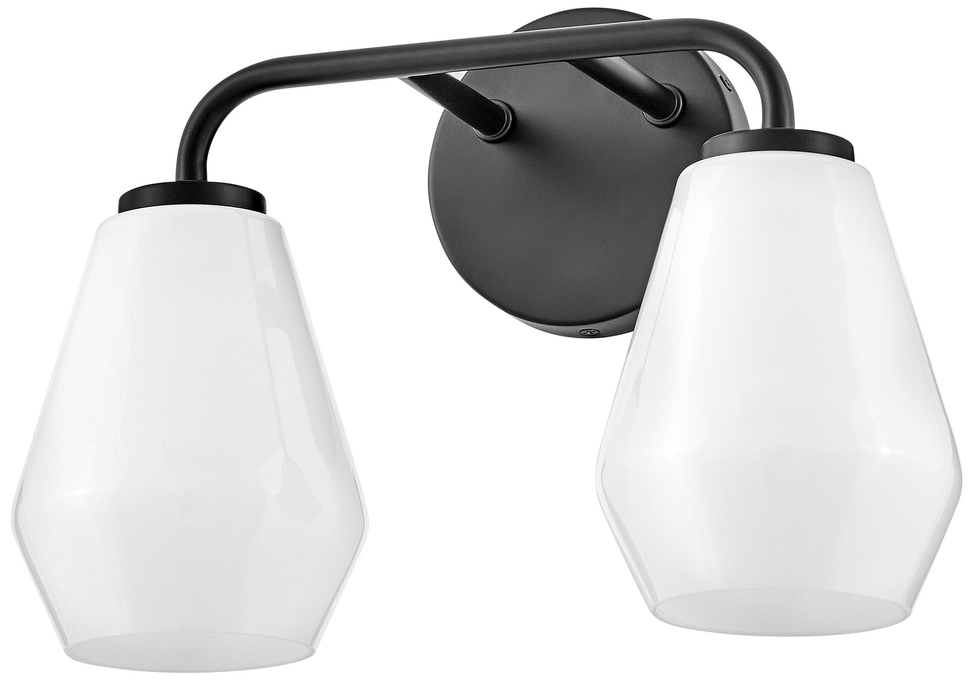 Image 4 LARK GIO Small Two Light Vanity Black more views