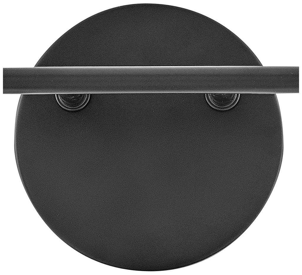 LARK GIO Small Two Light Vanity Black