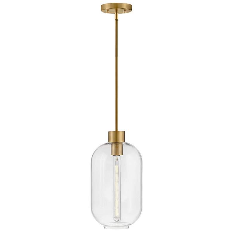 Image 1 LARK GREER Small Pendant Lacquered Brass