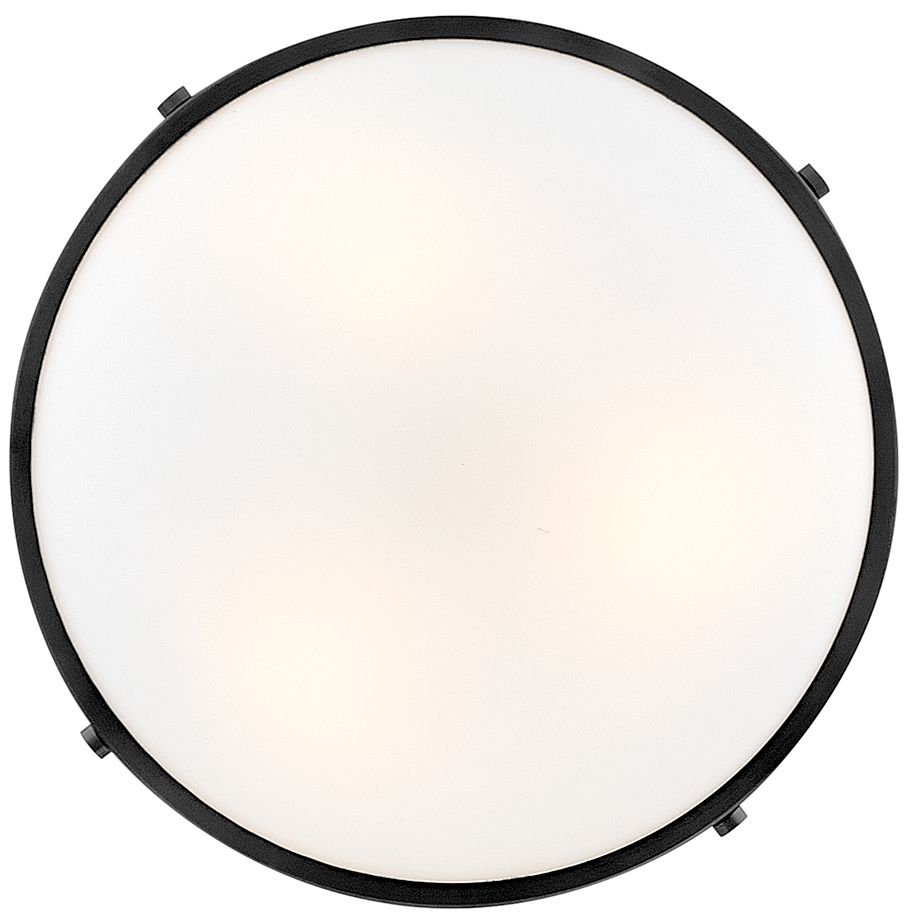 Lark Gus Medium Semi Flush Mount 14.5" Black