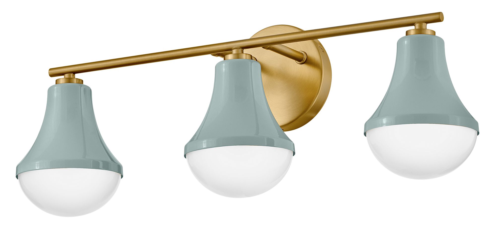 Image 6 Lark Haddie Bath Medium Three Light Vanity 24" Seafoam more views