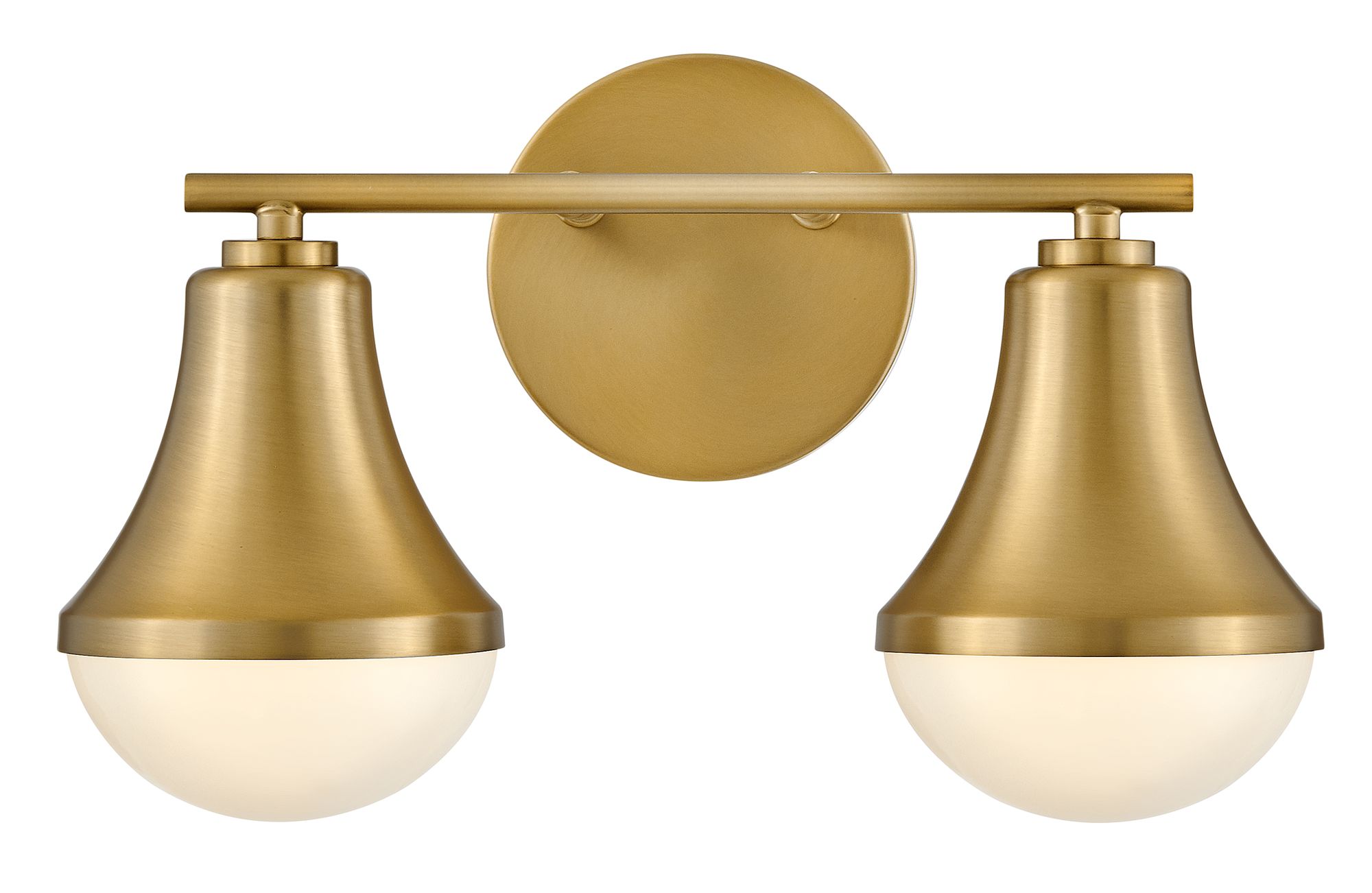 Image 2 Lark Haddie Bath Small Two Light Vanity 14.5" Lacquered Brass more views