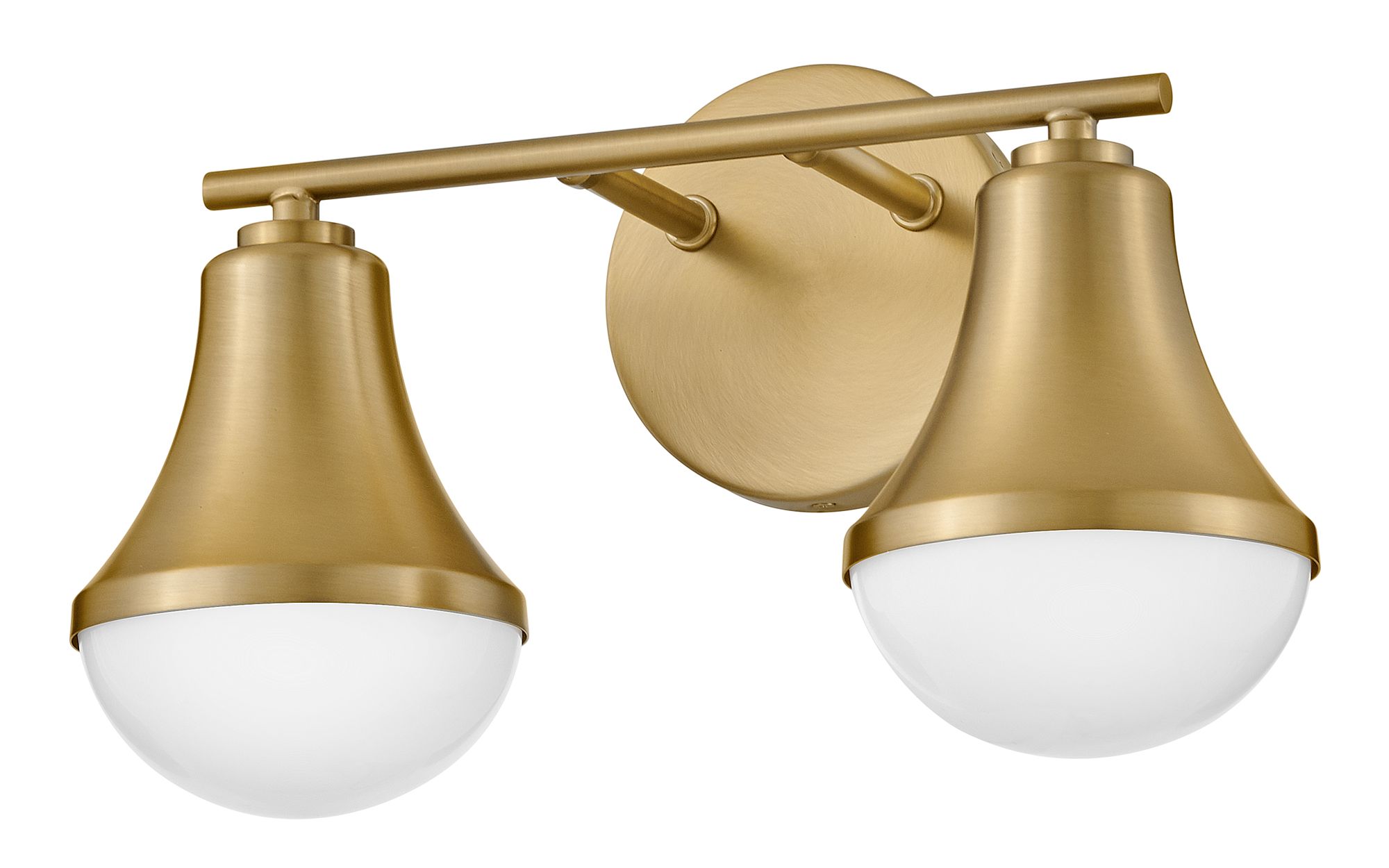 Image 4 Lark Haddie Bath Small Two Light Vanity 14.5" Lacquered Brass more views