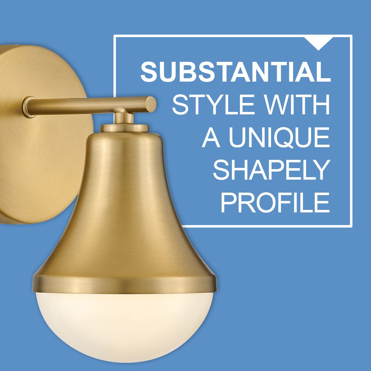 Image 7 Lark Haddie Bath Small Two Light Vanity 14.5" Lacquered Brass more views